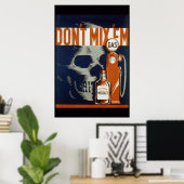 Poster Ne pas mélanger Em (Bureau à domicile)