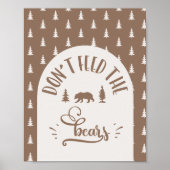 Poster Ne pas nourrir les ours Un joyeux anniversaire de  (Devant)