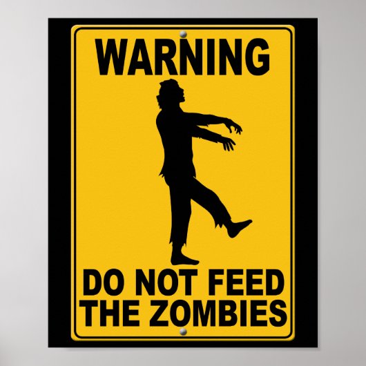 Poster Ne pas nourrir les zombies (Devant)
