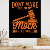 Poster Ne pas obliger l'avocat à utiliser ma voix Fausse (Cuisine)