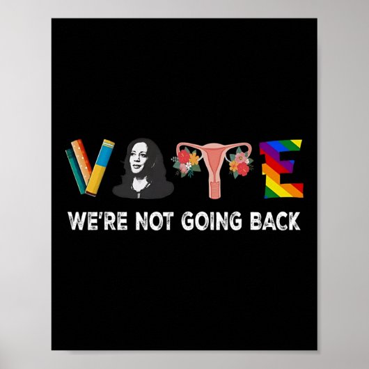 Poster Ne Pas Retourner Le Vote Pour Le Président Kamala  (Devant)