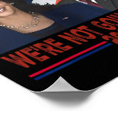 Poster Ne pas revenir en arrière Kamala Harris Tim Walz (Coin)