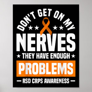 Poster Ne Pas Se Lancer Sur Mes Nerves Rsd Crps Sensibili