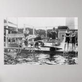 Poster Ne pas SPIT dans Pool Boys Swimming Plongée 1920 (Devant)