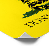 Poster Ne pas taper sur le drapeau de Me Gadsden (Coin)