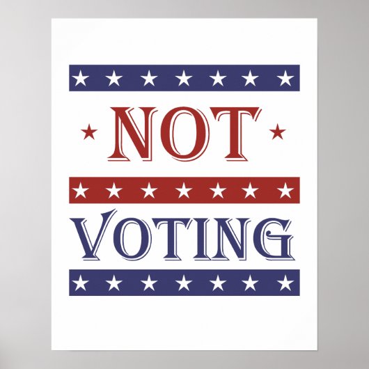POSTER NE PAS VOTER EN 2016 - - (Devant)