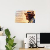 Poster Ne passez pas doucement dans cette bonne nuit (Bureau à domicile)