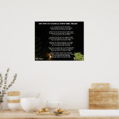 POSTER NE PASSEZ PAS GÊTEMENT DANS LA NUIT (Cuisine)