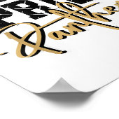Poster Ne peut pas cacher notre panthère Pride Gold Panth (Coin)