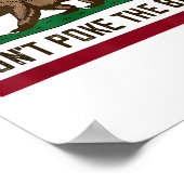 Poster Ne pique pas l’ours drôle (Coin)