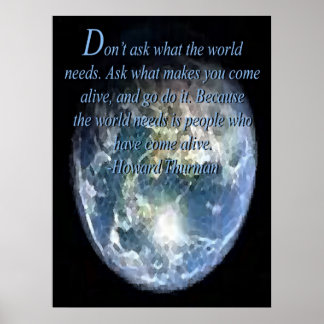 Poster Ne posez pas de questions sur le monde.......