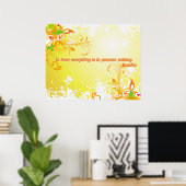 Poster Ne Posséder Rien Bouddha (Bureau à domicile)