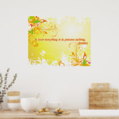 Poster Ne Posséder Rien Bouddha (Cuisine)