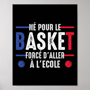 Poster Né pour esquisser forcé d'aller à l'école esquisse