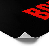 Poster Né Pour Être Sauvage Motivationnel Pop Art Wolf (Coin)