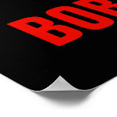 Poster Né Pour Être Wild Motivational Wolf Howling Moon R (Coin)