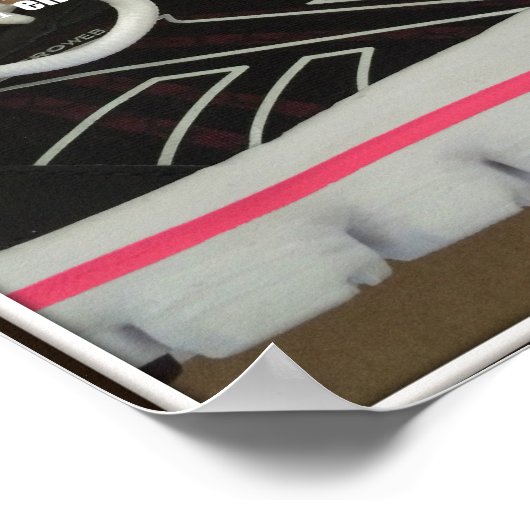 Poster Né pour exécuter Word Collage (Coin)