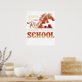 Poster Né pour rouler - Obligé d'aller à l'école (Cuisine)