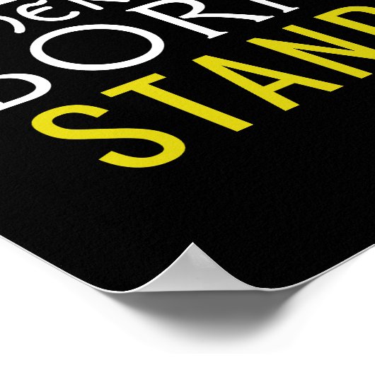 Poster Né pour se lever (Coin)