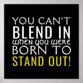 Poster Né pour se lever (Devant)