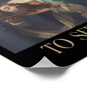 Poster Né Pour Servir Hommes Drôle Boss Girl Motivational (Coin)