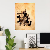 Poster "Ne prenez pas de quartiers" (Bureau à domicile)