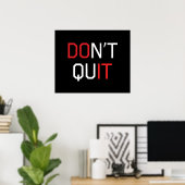 Poster Ne quittez pas (Bureau à domicile)