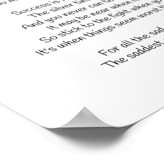 Poster Ne quittez pas - John Greenleaf Whittier (Coin)