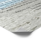 Poster Ne quittez pas Poem Ocean View (Coin)