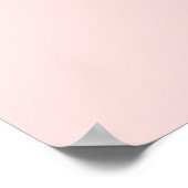 Poster Ne Regardez Pas En Arrière Design Moderne Rose Pêc (Coin)