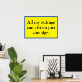 Poster Ne rentre pas sur un (Bureau à domicile)