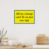 Poster Ne rentre pas sur un (Cuisine)