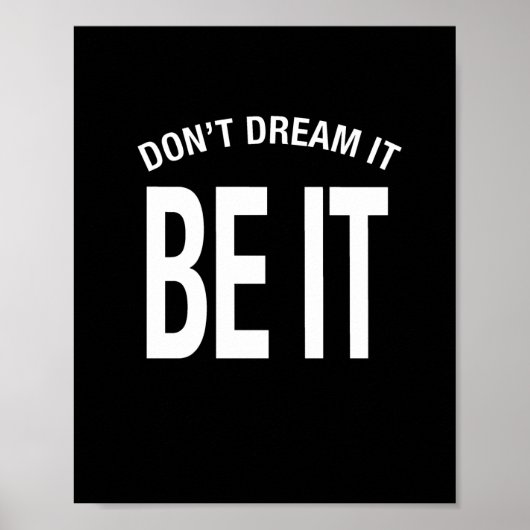 Poster Ne rêvez pas que ce soit Sweat - shirt à capuche (Devant)