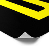 Poster Ne rêvez pas seulement FAIRE - Réussite Motivation (Coin)