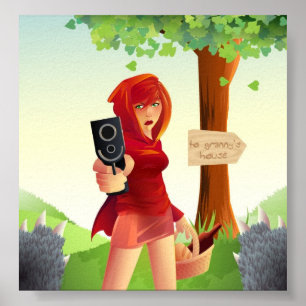 Poster Ne salissez pas avec le rouge