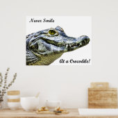 Poster Ne souriez jamais à un crocodile ! (Cuisine)