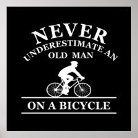 ne sous-estimez jamais un vieil homme à vélo
