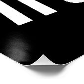 Poster Ne Sous-Estimez Jamais Une Fille Avec Une Trompett (Coin)