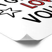 Poster Ne sous-estimez jamais une fille qui aime le volle (Coin)