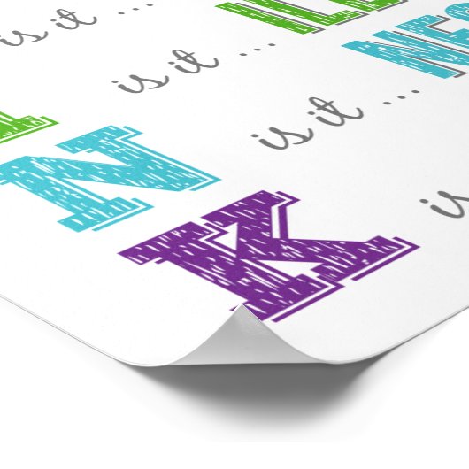 Poster Ne soyez pas mesquin derrière l’écran anti-cyber b (Coin)