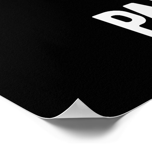 Poster Ne soyez pas perroquet-noid Funny Bird Parrot Pun  (Coin)