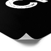 Poster Ne soyez pas si cirrus drôle Météo Nuage Cloud Pun (Coin)