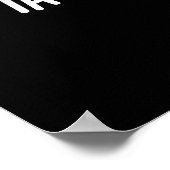 Poster Ne soyez pas si mallow Dramatique jeu de mots de n (Coin)