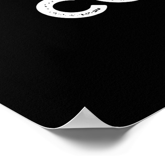 Poster Ne soyez pas un contrôle Fig Funny Fruit Pun Dark  (Coin)