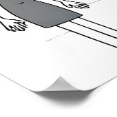 Poster Ne soyez pas un dessin animé étranger (Coin)