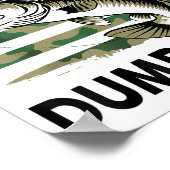 Poster Ne soyez pas un poisson B idiot Camo drapeau améri (Coin)