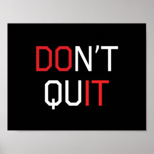 Poster Ne stoppez pas