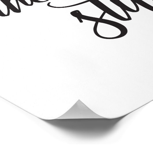 Poster Ne suez pas les petites choses de l'art imprimé (Coin)