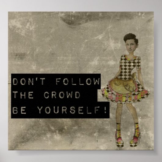 Poster Ne suivez pas la foule (Devant)