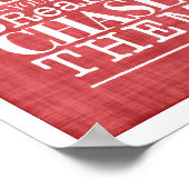 Poster Ne suivez pas les rêves, pourchassez-les à l'affic (Coin)